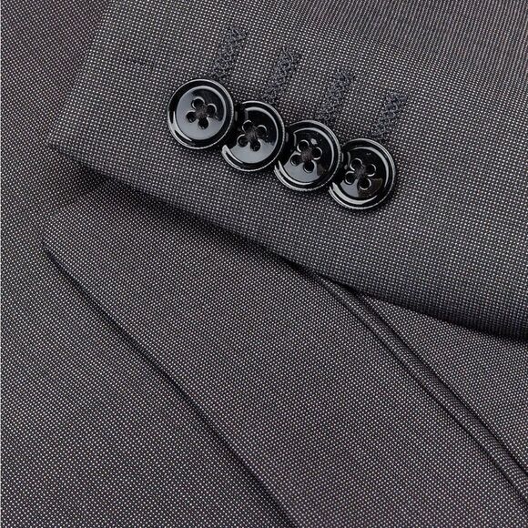 Express Slim Charcoal Wool Blend Wrinkle-Resistant Performance Suit Jacket mens - Picture 2 of 5